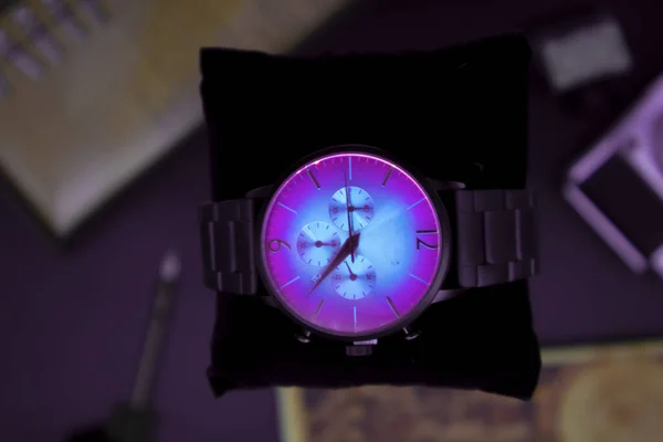 Sticlă Colorată Ceasuri Mână Pentru Bărbați — Fotografie, imagine de stoc
