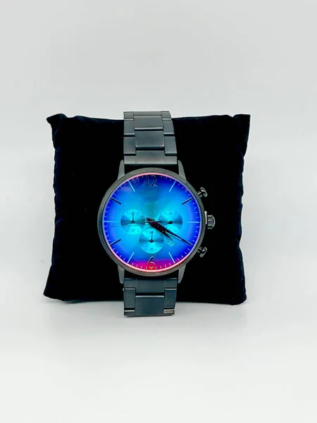 Relógios Pulso Dos Homens Vidro Colorido — Fotografia de Stock