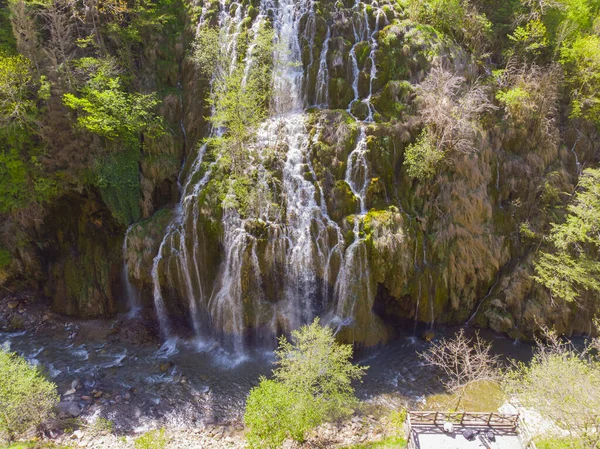 Wasserfall Wunderschön Kuzalan Wasserfall Der Provinz Karadeniz Giresun Truthahn — Stockfoto