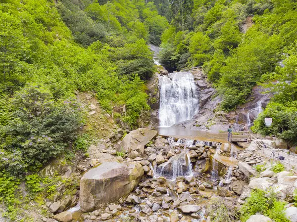 Ayder Plateau Cascata Naturale Rize Trkiye — Foto Stock