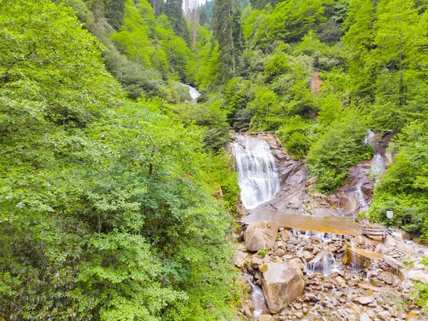 Ayder Plateau Cachoeira Natural Rize Trkiye — Fotografia de Stock