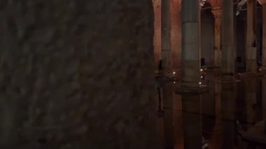 Yerebatan Sarnıcı, (Yerebatan), Istanbul, Türkiye.