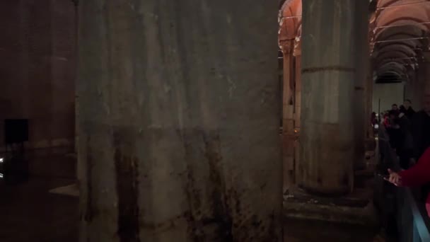 Basilica Cistern Yerebatan Stambuł Turcja — Wideo stockowe