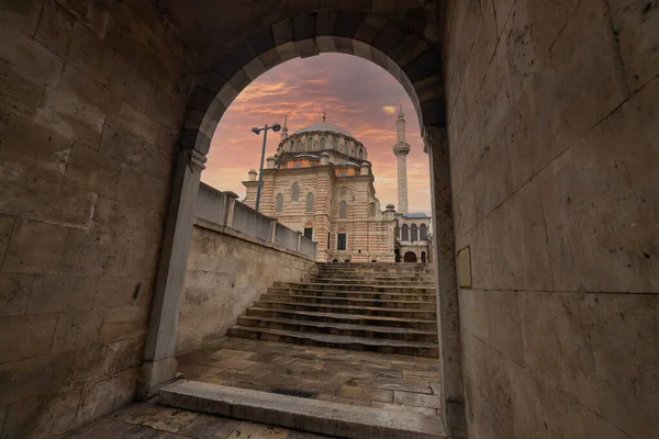 Uitzicht Laleli Moskee Istanbul — Stockfoto
