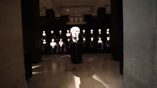 伊斯坦布尔考古博物馆 土耳其伊斯坦布尔 这三个博物馆的建筑群里藏有一百多万件不同年代的文物 — 图库视频影像