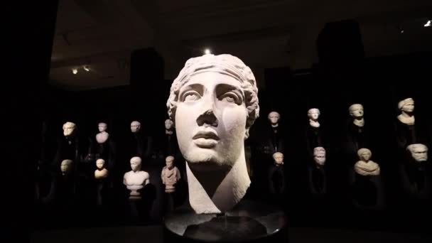 Istanbuls Arkeologiska Museum Istanbul Turkiet Komplexet Tre Museer Innehåller Mer — Stockvideo