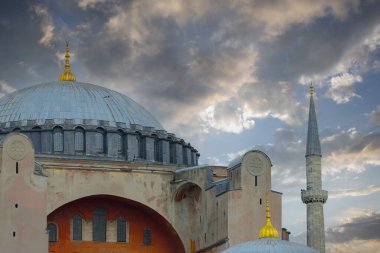 Ayasofya Camii 'nin ayrıntılı fotoğrafları.