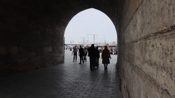 Cele Mai Cunoscute Simboluri Istorice Ale Istanbulului Vizitarea Trusturilor — Videoclip de stoc