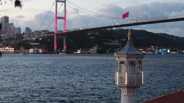 Kuzguncuk Istanbul Turquie Mosquée Historique Uryanizade Ahmet Esat Efendi Istanbul — Video