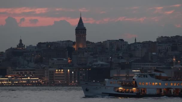 Πιο Δημοφιλή Μέρη Για Επισκεφθείτε Στην Κωνσταντινούπολη — Αρχείο Βίντεο