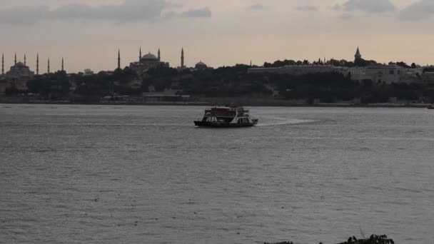 Meest Populaire Plaatsen Bezoeken Istanbul — Stockvideo