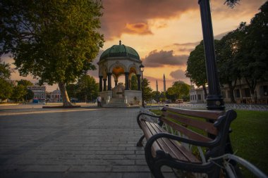 İstanbul Sultanahmet Meydanı Alman Çeşmesi.