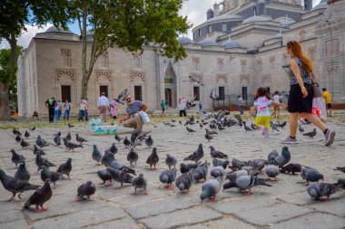 Beyazit Mosque - 16th century Ottoman imperial mosque as seen from the Beyazt Square (Freedom Square).