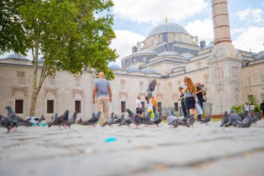 Beyazit Mosque - 16th century Ottoman imperial mosque as seen from the Beyazt Square (Freedom Square).