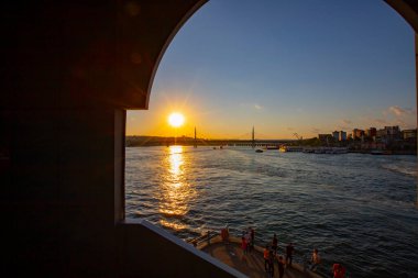 Galata Köprüsü 'nden İstanbul manzarası