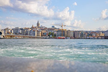Galata Köprüsü 'nden İstanbul manzarası
