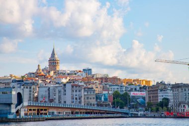 Galata Köprüsü 'nden İstanbul manzarası
