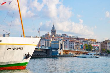 Galata Köprüsü 'nden İstanbul manzarası