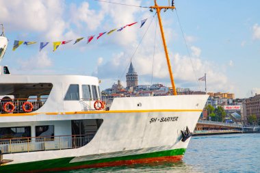 Galata Köprüsü 'nden İstanbul manzarası