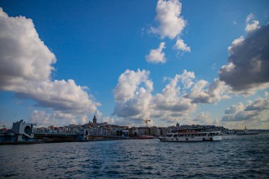 Galata Köprüsü 'nden İstanbul manzarası
