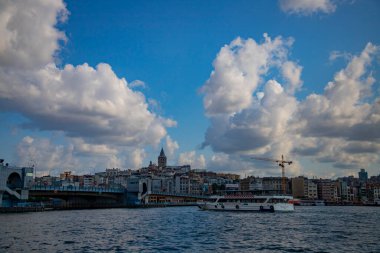 Galata Köprüsü 'nden İstanbul manzarası
