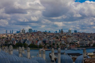 Süleyman Camii, bahçesinden İstanbul manzarası