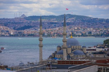 Süleyman Camii, bahçesinden İstanbul manzarası