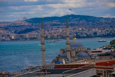 Süleyman Camii, bahçesinden İstanbul manzarası