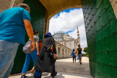 Süleyman Camii, bahçesinden İstanbul manzarası