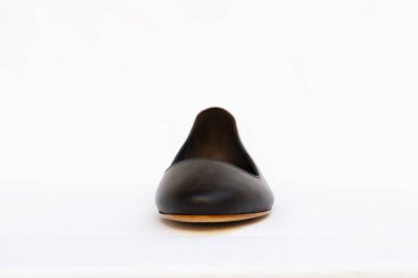 Renkli balerin ayakkabıları, deri ve şık.