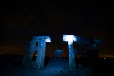 Blaundus Antik Kentinde gece astronomi yıldızı ve samanyolu fotoğrafları