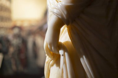  İstanbul Arkeoloji Müzesi 'ndeki lahit. Yüksek kalite fotoğraf