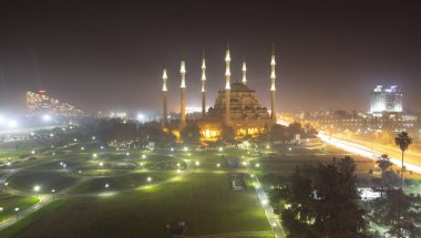 Adana Sabanc Merkez Camii hava görüntüsü