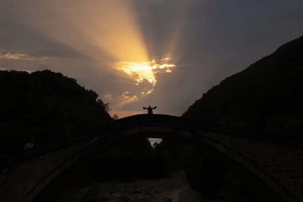 Подвійний Арковий Міст Архаві Артвін Туреччина — стокове фото