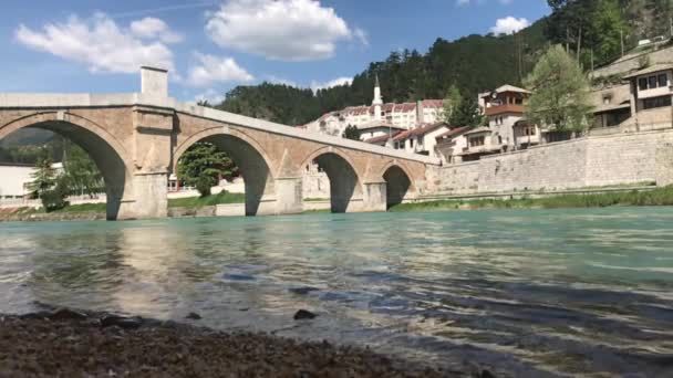Старий Міст Конічі Боснія Герцеговина — стокове відео