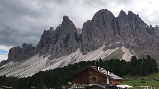 Climbers Landscape Climbing Dolomites Region — Stock Video