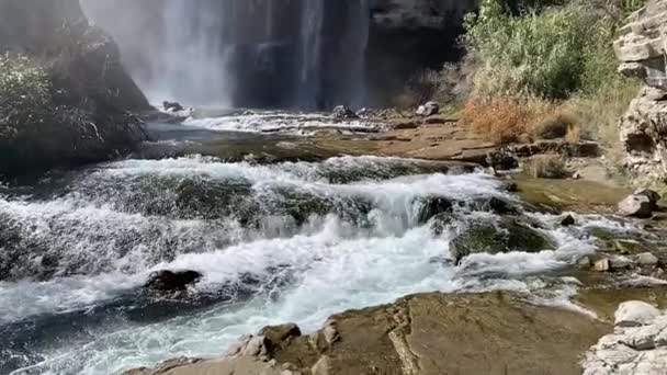 Erzurum Tortum Vodopád Příroda — Stock video