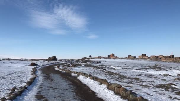 Ani Ruiny Karsu Jsou Seznamu Světového Dědictví Unesco — Stock video