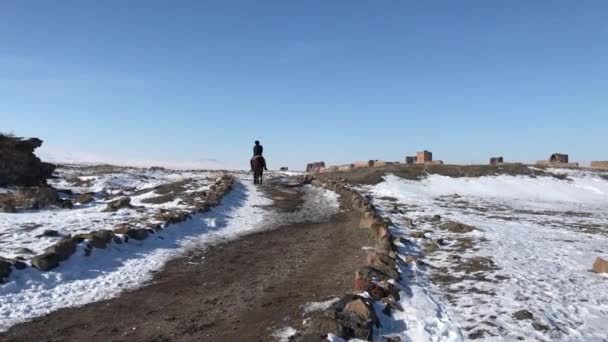 Kars Taki Ani Harabeleri Unesco Dünya Mirasları Listesinde Yer Alıyor — Stok video