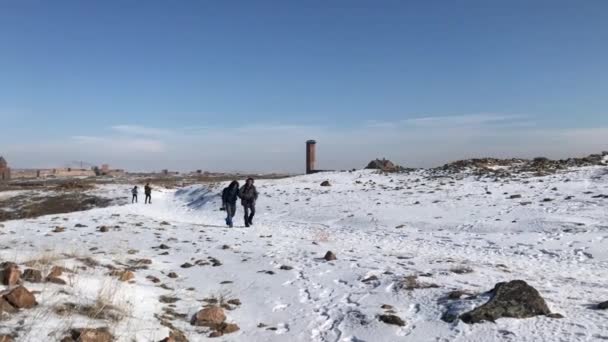 Kars Taki Ani Harabeleri Unesco Dünya Mirasları Listesinde Yer Alıyor — Stok video