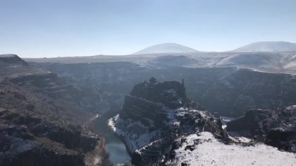Ani Ruinen Kars Stehen Auf Der Unesco Welterbeliste — Stockvideo