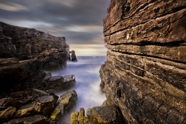 Fotoğraflar Kocaeli 'nin kıyı bölgelerinde uzun pozlama tekniğiyle çekildi.