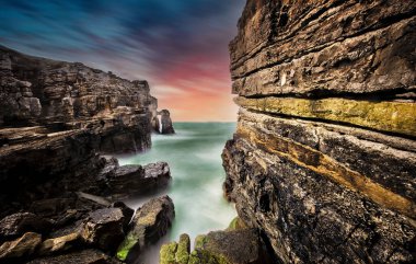 Fotoğraflar Kocaeli 'nin kıyı bölgelerinde uzun pozlama tekniğiyle çekildi.