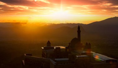 Dogubayazit Doğu Türkiye'de yakınlarındaki Ishak Paşa Sarayı (Ishakpasa Sarayı)