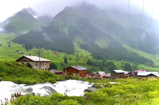 Black Sea Kackar Mountains Time Lapse Materiał Wideo — Wideo stockowe