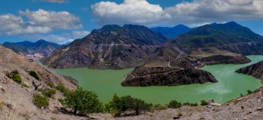 Artvin 'de Deriner Barajı görünümü