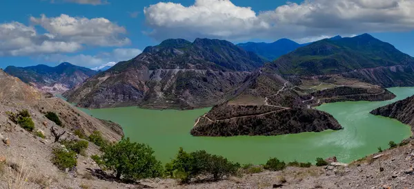 Artvin 'de Deriner Barajı görünümü
