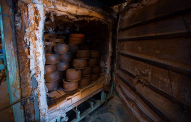 Çömlek fabrikası ve çömlek ustaları