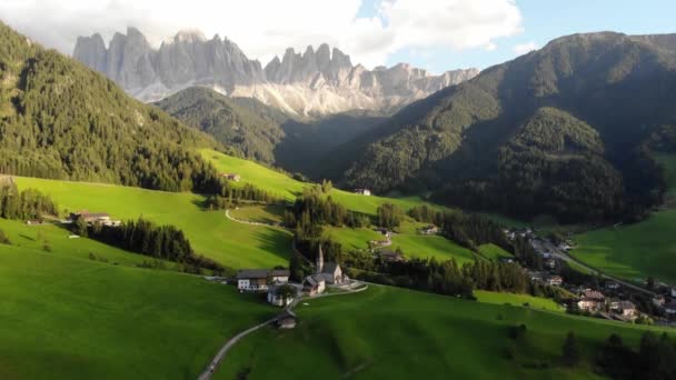 Resor Alpine Dolomites Cortina Ampezzo Tyrol Selatan Italia Eropa — Stok Video