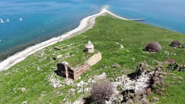 Carpanak Island Van Turkije — Stockvideo